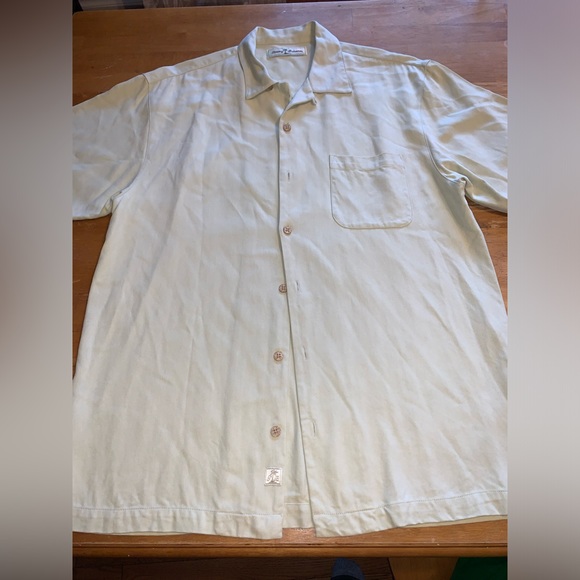 Tommy Bahama Other - TOMMY BAHAMA cream linen colour button up